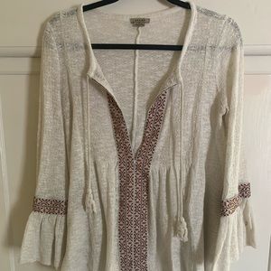 Long sleeve boho blouse